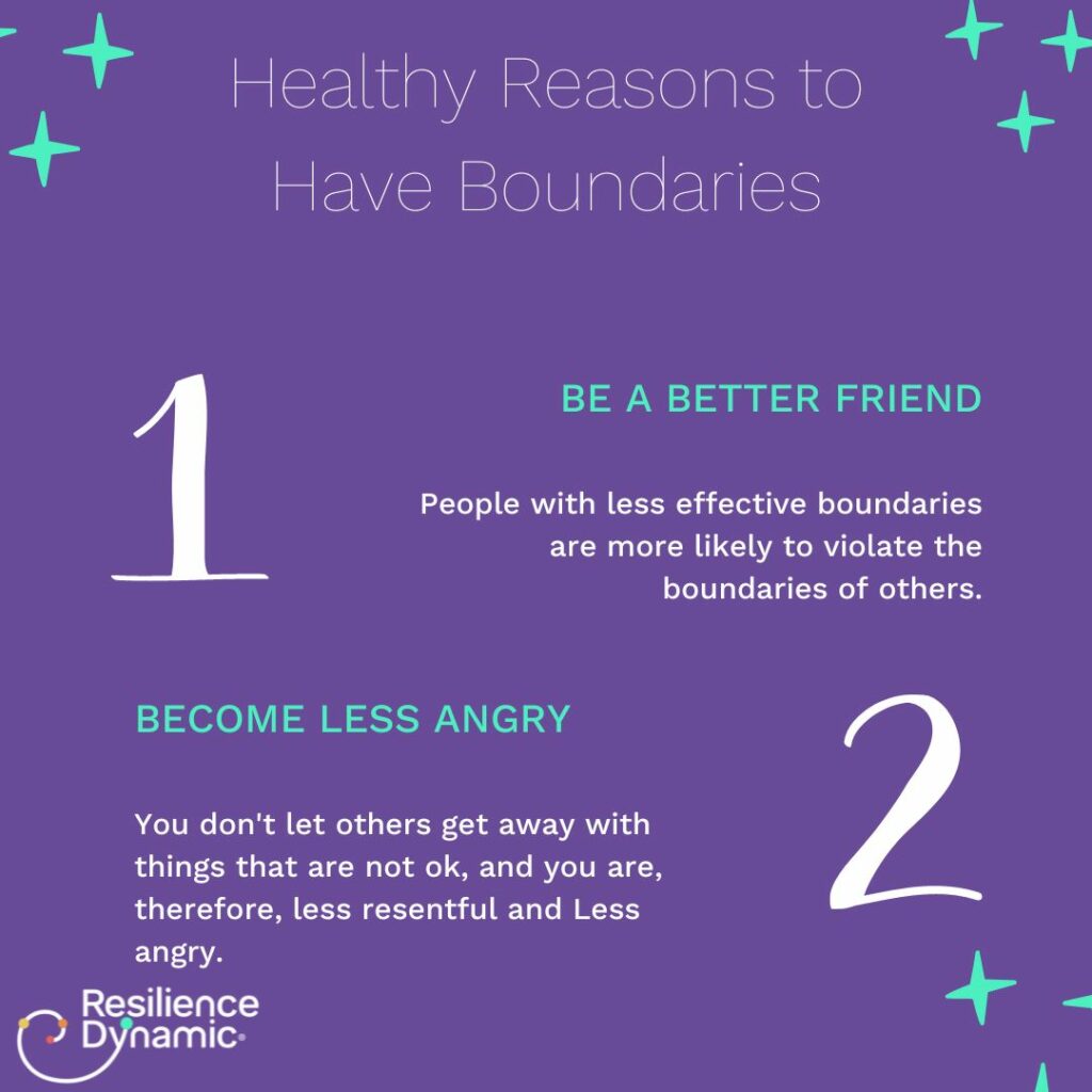 Healthy reasons to have boundaries 1 & 2
