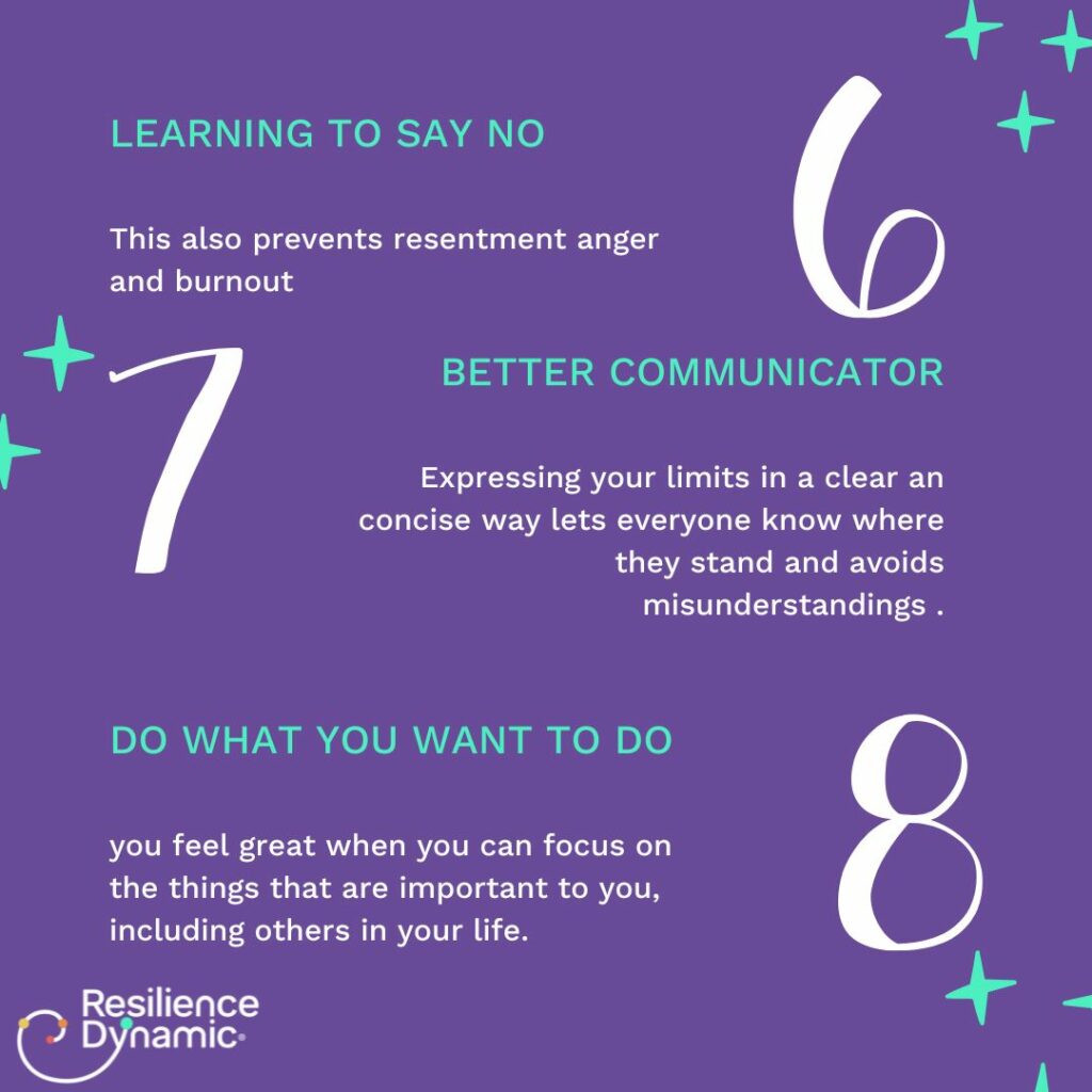 Healthy reasons to have boundaries 6, 7 & 8